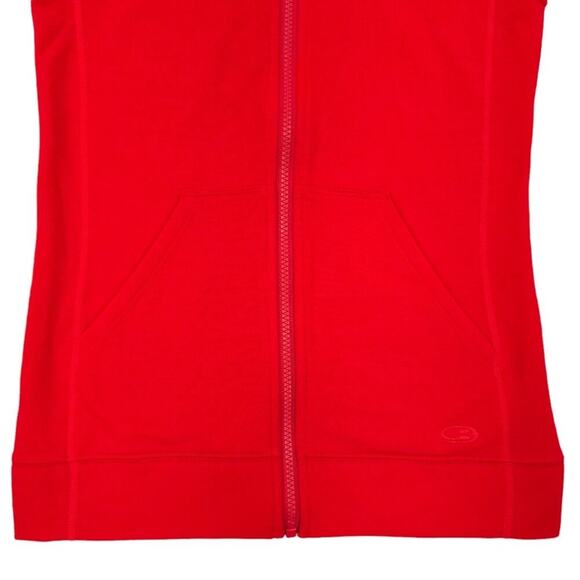Icebreaker Womens RealFLEECE Dia Hooded Merino Wool Vest Rocket Red - Picture 5 of 13